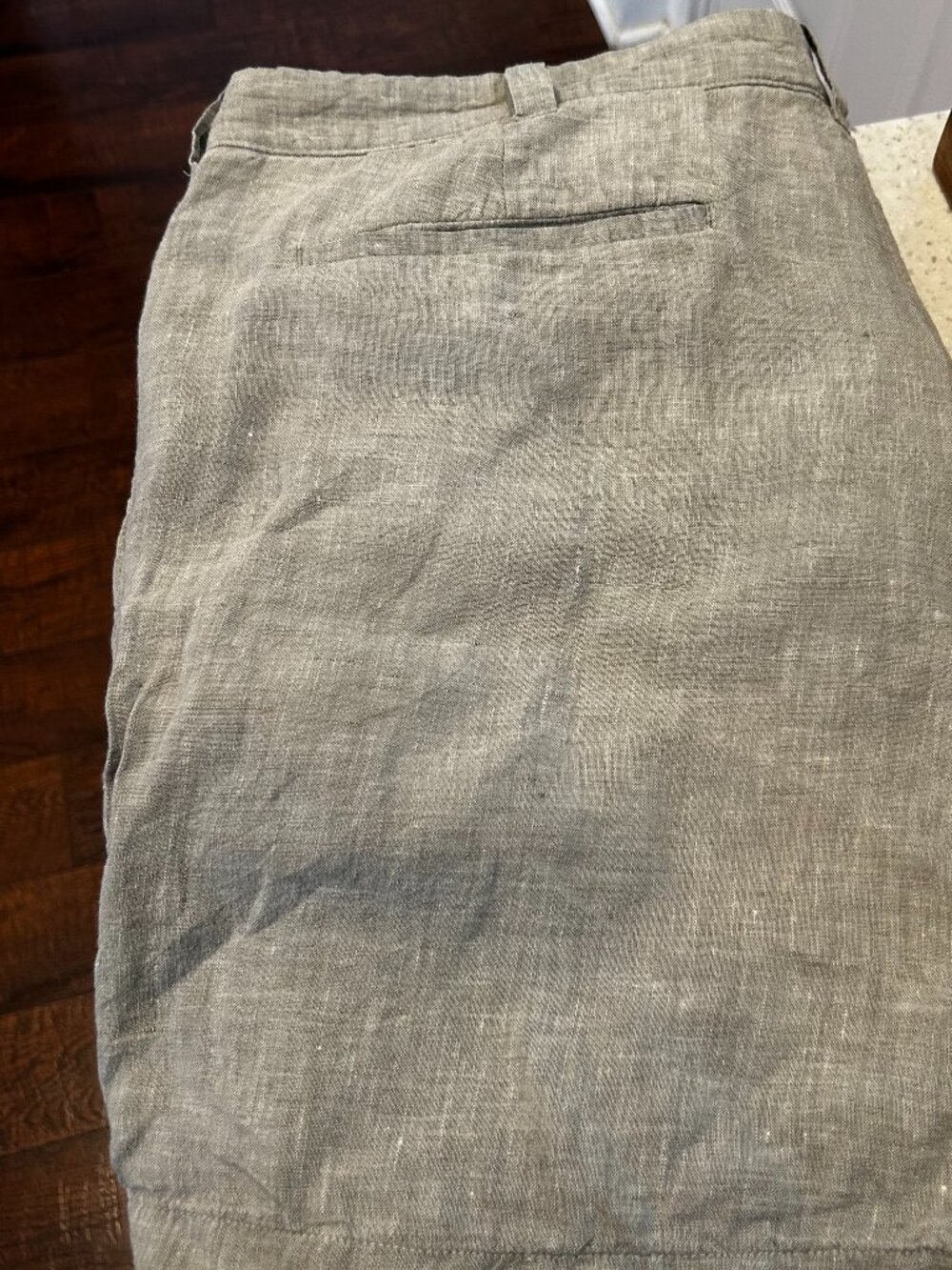J.Crew Stanton Grey Linen Shorts W38 and 7 inch Inseam